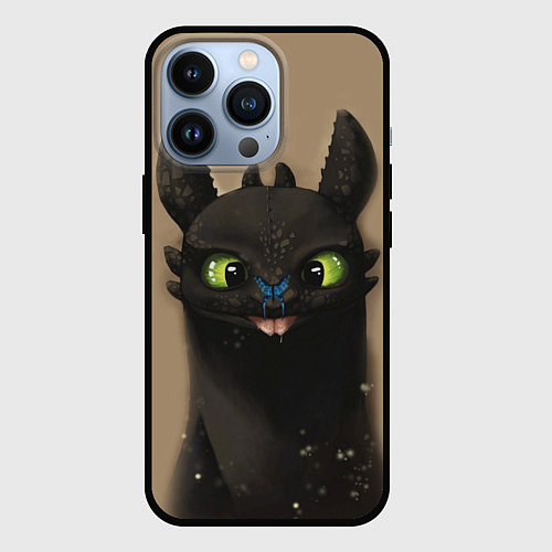 Чехол iPhone 13 Pro Как приручить дракона / 3D-Черный – фото 1
