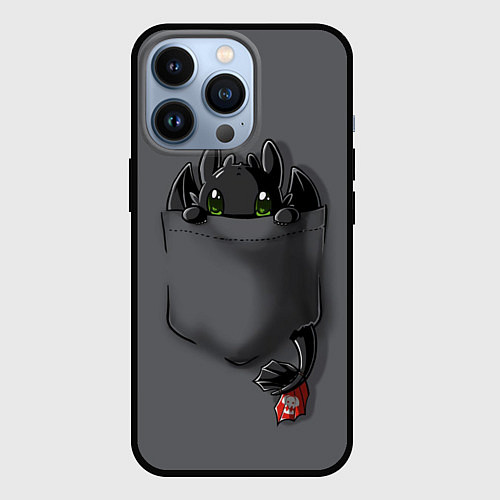 Чехол iPhone 13 Pro Фурия в кармане / 3D-Черный – фото 1
