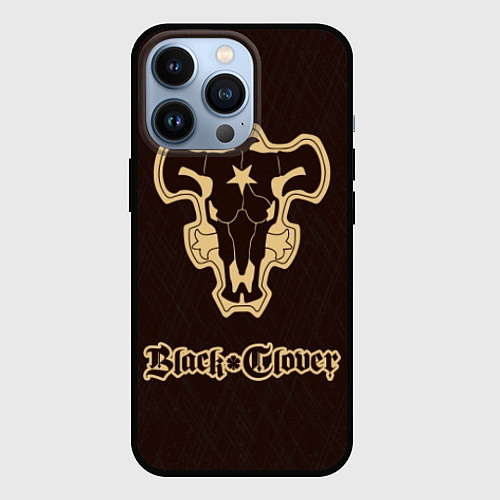 Чехол iPhone 13 Pro Black Clover / 3D-Черный – фото 1