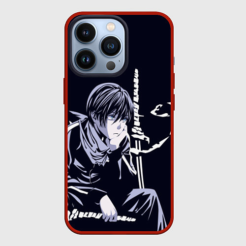 Чехол iPhone 13 Pro Бездомный бог / 3D-Красный – фото 1