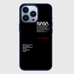 Чехол для iPhone 13 Pro NASA, цвет: 3D-тёмно-синий