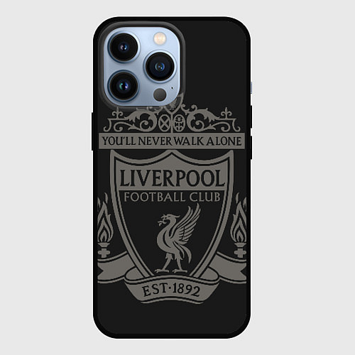 Чехол iPhone 13 Pro Liverpool - Classic Est 1892 / 3D-Черный – фото 1