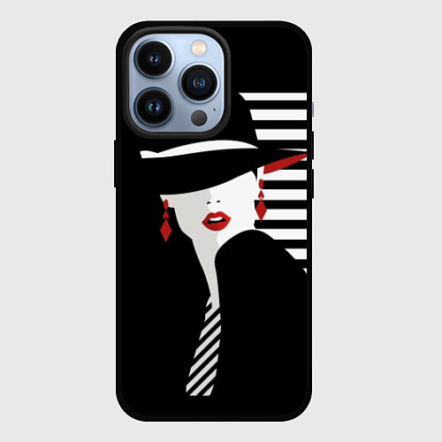 Чехол iPhone 13 Pro Fashion / 3D-Черный – фото 1