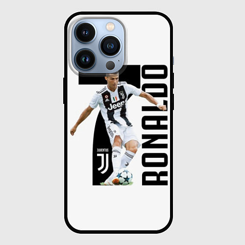 Чехол iPhone 13 Pro Ronaldo the best / 3D-Черный – фото 1