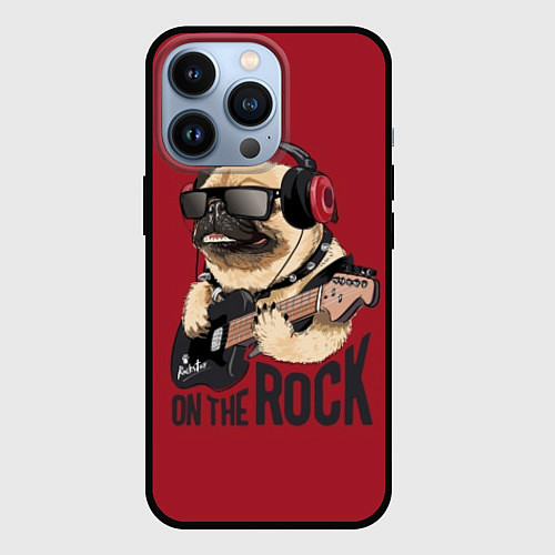 Чехол iPhone 13 Pro On the rock / 3D-Черный – фото 1