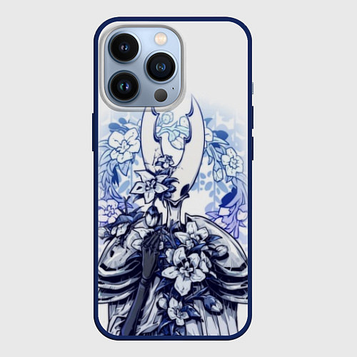 Чехол iPhone 13 Pro Hollow Knight / 3D-Тёмно-синий – фото 1