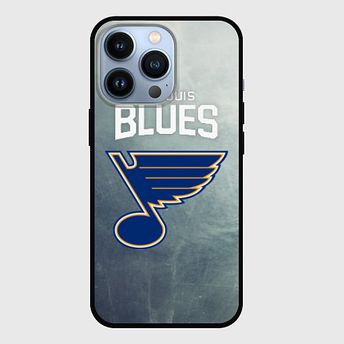 Чехол iPhone 13 Pro St Louis Blues / 3D-Черный – фото 1