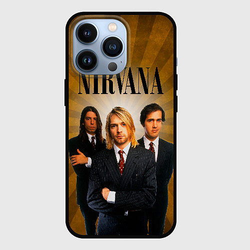 Чехол iPhone 13 Pro Nirvana / 3D-Черный – фото 1