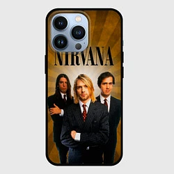 Чехол для iPhone 13 Pro Nirvana, цвет: 3D-черный