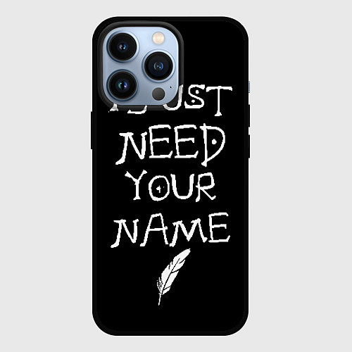 Чехол iPhone 13 Pro Your name / 3D-Черный – фото 1