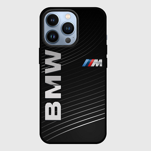 Чехол iPhone 13 Pro BMW / 3D-Черный – фото 1