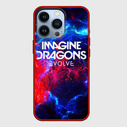 Чехол для iPhone 13 Pro IMAGINE DRAGONS, цвет: 3D-красный