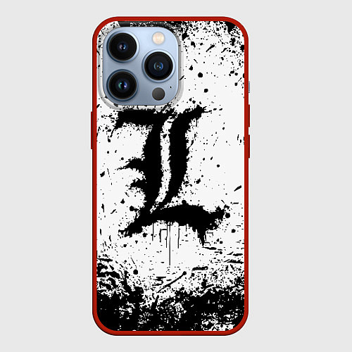 Чехол iPhone 13 Pro L textured / 3D-Красный – фото 1