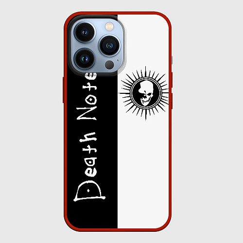 Чехол iPhone 13 Pro Death Note 1 / 3D-Красный – фото 1