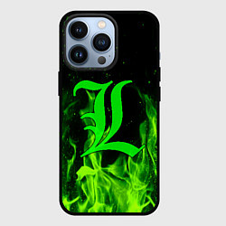 Чехол iPhone 13 Pro L letter flame