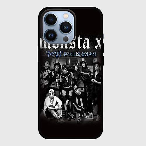 Чехол iPhone 13 Pro Monsta X / 3D-Черный – фото 1