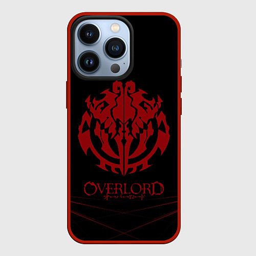 Чехол iPhone 13 Pro Overlord / 3D-Красный – фото 1