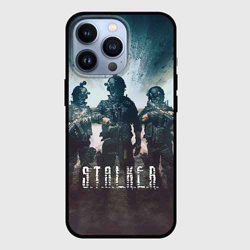 Чехол iPhone 13 Pro Stalker the game / 3D-Черный – фото 1