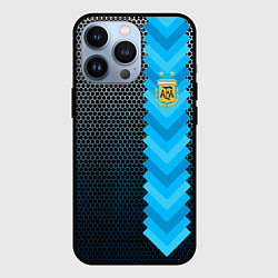 Чехол для iPhone 13 Pro Аргентина форма, цвет: 3D-черный
