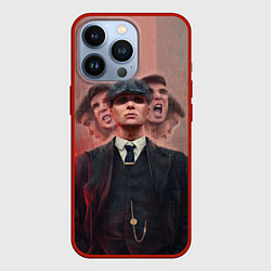 Чехол для iPhone 13 Pro Томас Шелби Peaky Blinders, цвет: 3D-красный