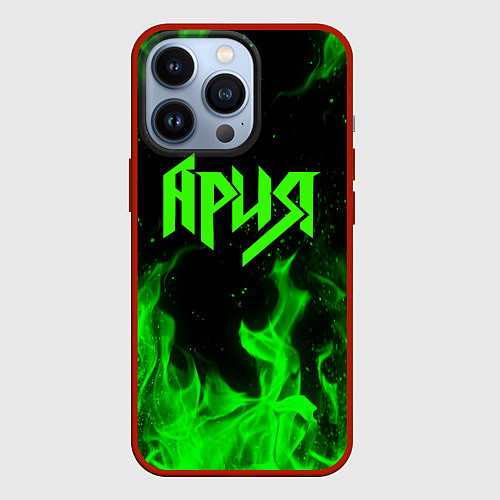 Чехол iPhone 13 Pro АРИЯ / 3D-Красный – фото 1