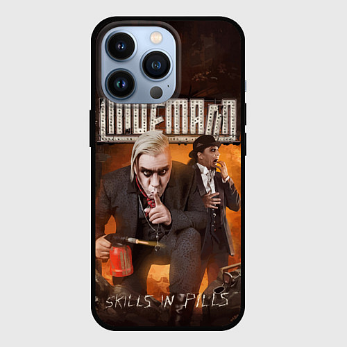 Чехол iPhone 13 Pro LINDEMANN: Skills in Pills / 3D-Черный – фото 1