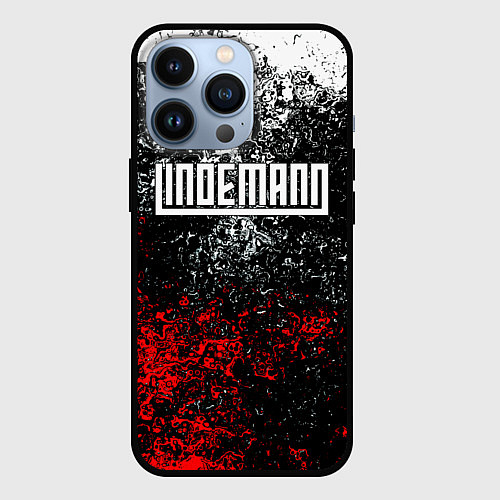 Чехол iPhone 13 Pro LINDEMANN: Colour Splash / 3D-Черный – фото 1