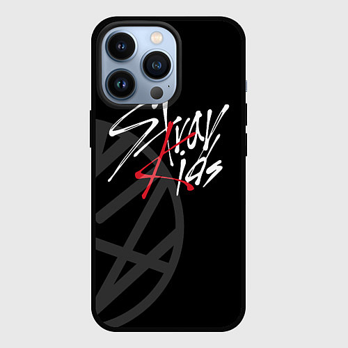 Чехол iPhone 13 Pro Stray Kids / 3D-Черный – фото 1