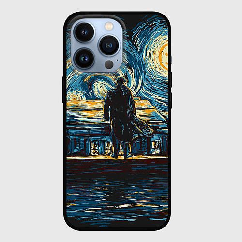 Чехол iPhone 13 Pro Sherlock / 3D-Черный – фото 1