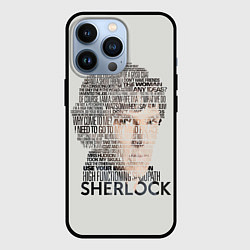 Чехол для iPhone 13 Pro Sherlock, цвет: 3D-черный