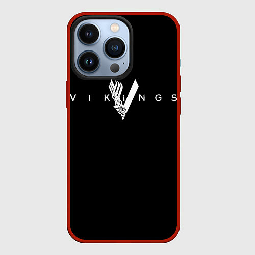 Чехол iPhone 13 Pro Vikings / 3D-Красный – фото 1