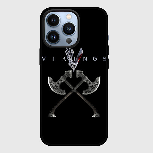 Чехол iPhone 13 Pro Vikings / 3D-Черный – фото 1