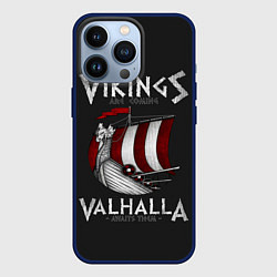 Чехол для iPhone 13 Pro Vikings Valhalla, цвет: 3D-тёмно-синий