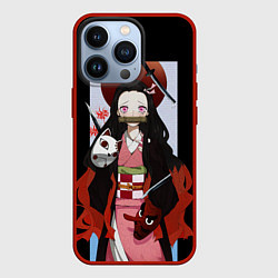 Чехол iPhone 13 Pro Клинок рассекающий демонов
