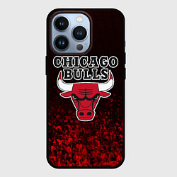 Чехол для iPhone 13 Pro CHICAGO BULLS, цвет: 3D-черный