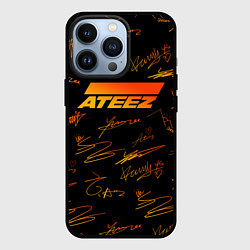 Чехол iPhone 13 Pro ATEEZ АВТОГРАФЫ