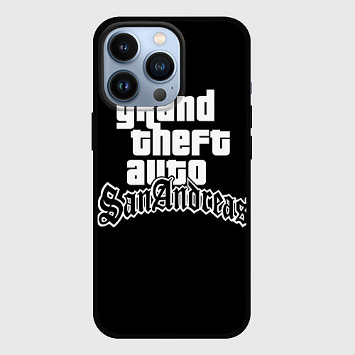 Чехол iPhone 13 Pro GTA San Andreas / 3D-Черный – фото 1