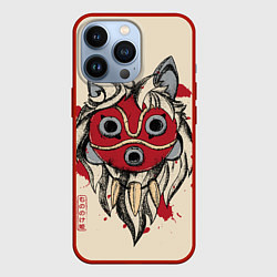 Чехол для iPhone 13 Pro Princess Mononoke, цвет: 3D-красный