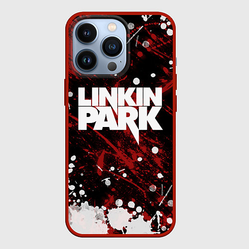 Чехол iPhone 13 Pro Linkin Park / 3D-Красный – фото 1