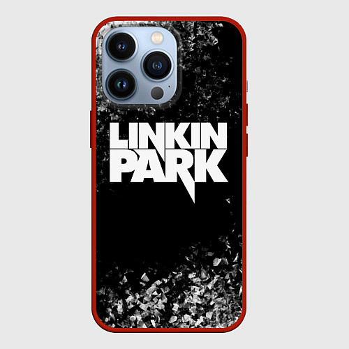 Чехол iPhone 13 Pro Linkin Park / 3D-Красный – фото 1