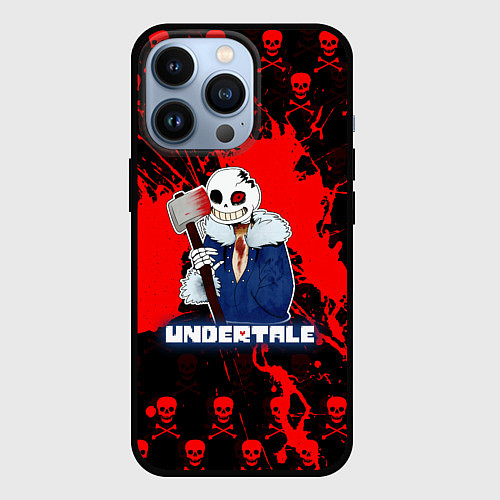 Чехол iPhone 13 Pro UNDERTALE / 3D-Черный – фото 1