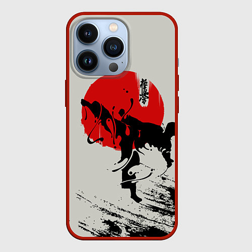 Чехол iPhone 13 Pro Kyokushinkai Karate / 3D-Красный – фото 1