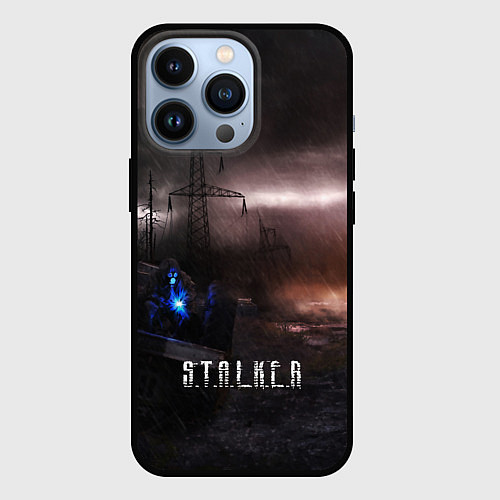 Чехол iPhone 13 Pro STALKER GAME / 3D-Черный – фото 1