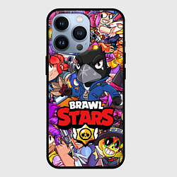 Чехол для iPhone 13 Pro BRAWL STARS CROW, цвет: 3D-черный