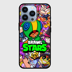 Чехол iPhone 13 Pro BRAWL STARS LEON