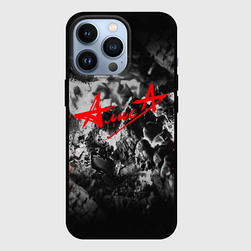 Чехол iPhone 13 Pro АлисА / 3D-Черный – фото 1