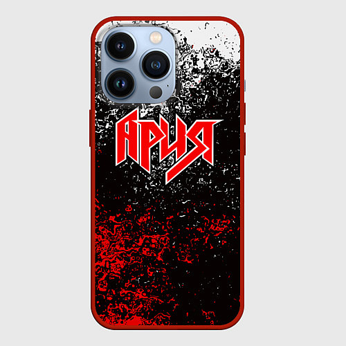 Чехол iPhone 13 Pro АРИЯ / 3D-Красный – фото 1