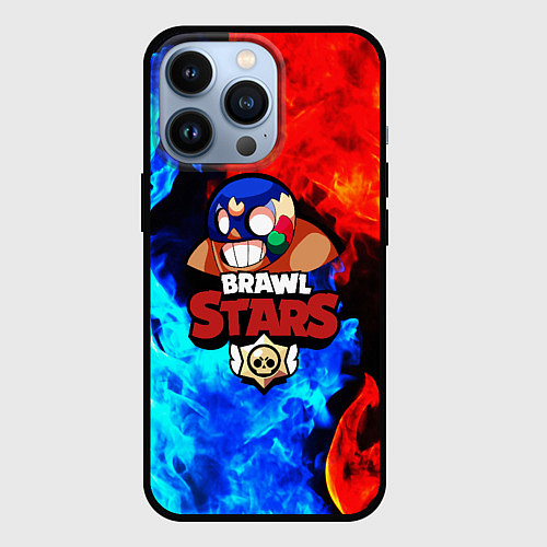 Чехол iPhone 13 Pro Brawl Stars El Primo / 3D-Черный – фото 1