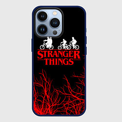 Чехол для iPhone 13 Pro STRANGER THINGS, цвет: 3D-тёмно-синий