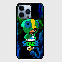 Чехол для iPhone 13 Pro Brawl Stars LEON, цвет: 3D-черный